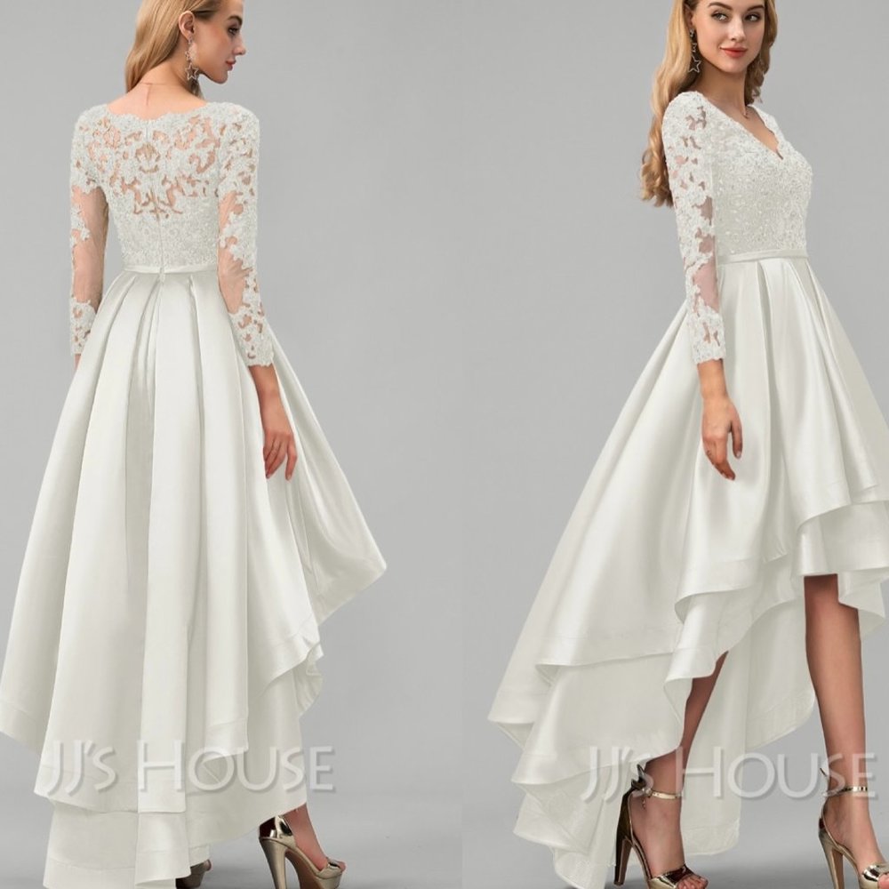 JJs House Wedding Bridal Shower Ivory White Dress